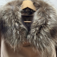Miu Miu Wool coat with fur collar