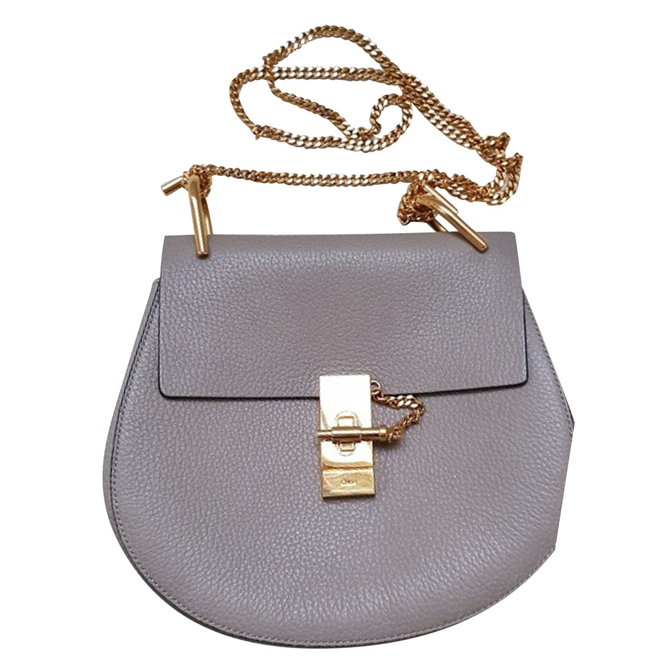 Chloé Drew aus Leder in Taupe