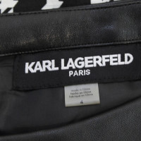 Karl Lagerfeld Kleid in Schwarz-Weiß
