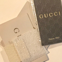 Gucci Bamboo Shopper Leer in Crème