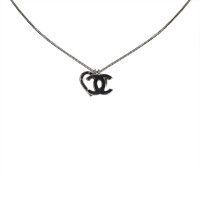 Chanel Collana con pendente cuore e CC