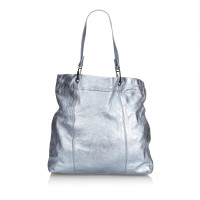 Burberry Metallic Leren Tote Bag