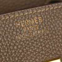 Hermès Birkin Bag 35 aus Leder in Taupe