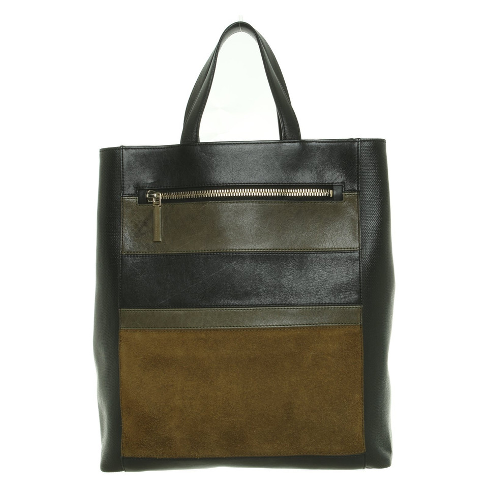 Victoria Beckham "Tricolor Leather Tote"