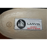 Lanvin Sneaker in Pelle scamosciata in Marrone