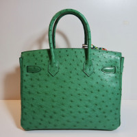 Hermès Birkin Bag 30 Leer in Groen