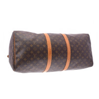 Louis Vuitton Keepall 55 Patent leather in Brown