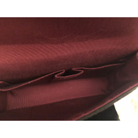 Chanel Classic Flap Bag Medium aus Wolle in Schwarz