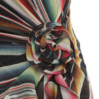 Ralph Lauren Black Label abito di seta colorata