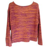 Acne Cotton sweater in pink/orange