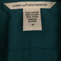 Diane Von Furstenberg Wikkel blouse in Petrol