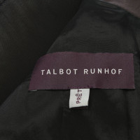 Talbot Runhof Blusenkleid in Dunkelbraun