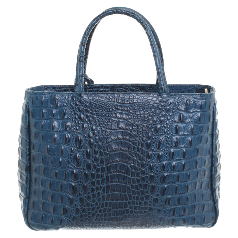 Furla Embossed leather handbag