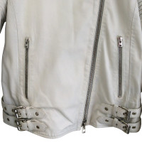 Closed Leather Jacket in White