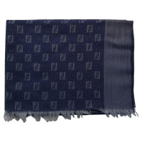 Fendi Scarf/Shawl Wool in Blue