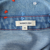 Manoush Blazer aus Baumwolle in Blau