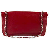 Chanel Flap Bag aus Lackleder in Rot