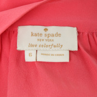 Kate Spade Magentafarbene Bluse aus Seide