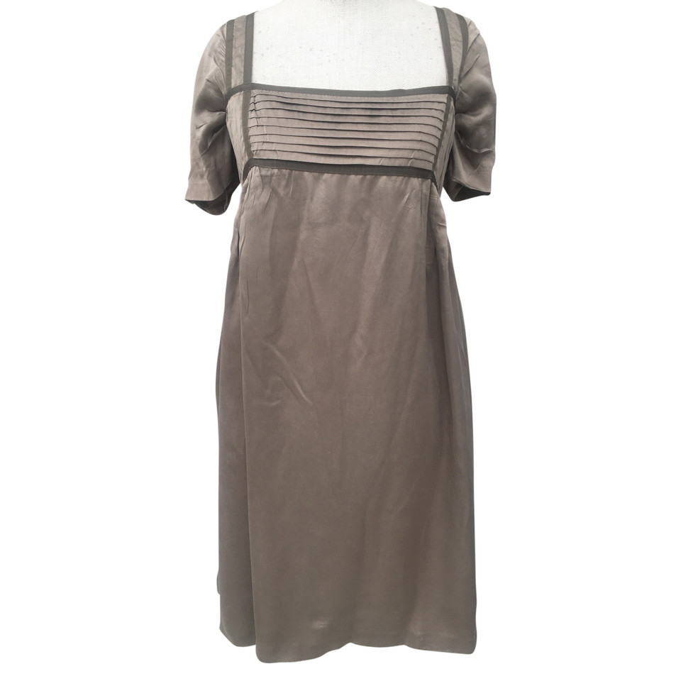 Max Mara Dress Silk in Beige