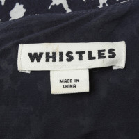 Whistles Dress in blue / white