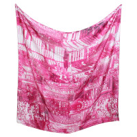 La Perla Zijden sjaal in wit / roze