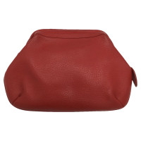 Gucci Clutch Bag Leather in Red