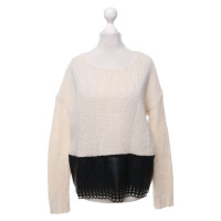 Twin Set Simona Barbieri Knitted sweater in cream