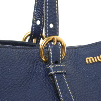 Miu Miu Handbag Leather in Blue