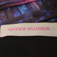 Matthew Williamson Abito in seta con balze