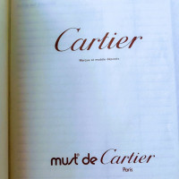 Cartier Accessoire aus Leder in Bordeaux