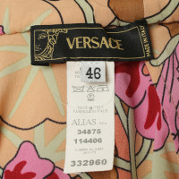 Versace Silk top with floral print