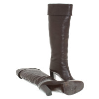 Pollini Boots in donkerbruin