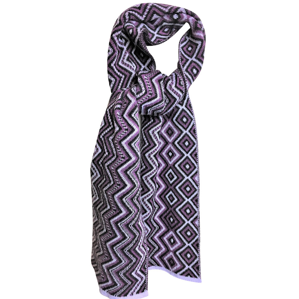Missoni Knit scarf in shades of lilac