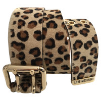 Moschino Love Ceinture d'impression animale