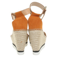 See By Chloé Chaussures compensées en Daim en Orange