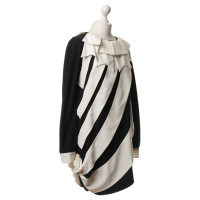 Moschino Kleid in Schwarz und Weiß 
