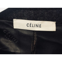 Céline Wool and Lamb Leather Coat.