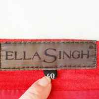 Ella Singh Jupe crayon en cuir