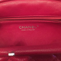 Chanel Mademoiselle en Cuir en Rouge