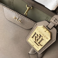Ralph Lauren Tote Bag in Leder in Grau