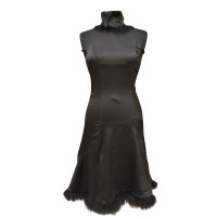 Jean Paul Gaultier Kleid aus Seide in Schwarz