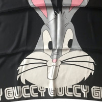 Gucci Zijden sjaal met konijnenmotief