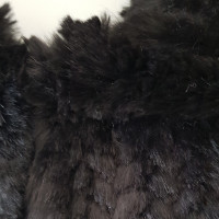 Prada rabbit fur coat