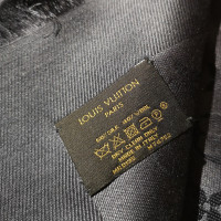 Louis Vuitton Monogram-Shine-Tuch in Silber/Schwarz
