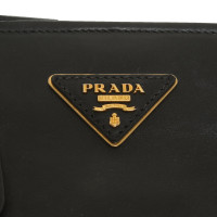 Prada Handtas Leer in Zwart