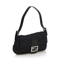 Fendi Baguette Bag Micro in Black