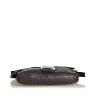 Fendi Baguette Bag Micro Leather in Black