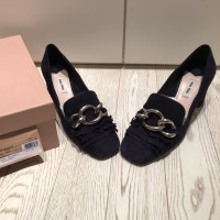 Miu Miu Moccasins in suede leather