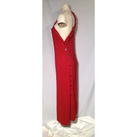 Ann Demeulemeester Asymmetric dress in chimney red