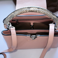 Louis Vuitton Capucines Leather in Nude